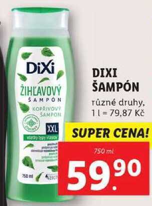 Lidl Dixi šampón, 750 ml nabídka