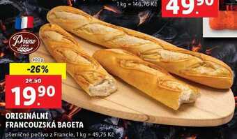 Lidl Originální francouzská bageta, 400 g nabídka