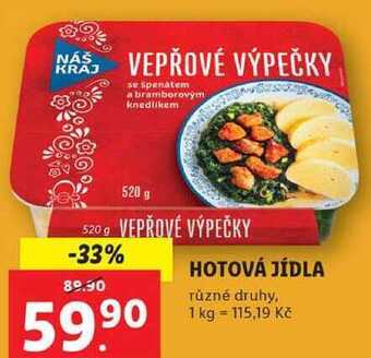 Lidl Hotová jídla, 520 g nabídka