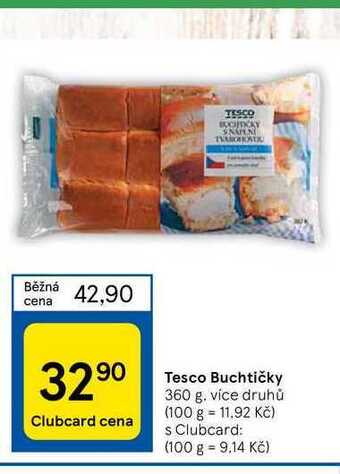 Tesco Tesco buchtičky 360 g nabídka