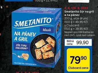 Tesco Smetanito sýr na gril a na pánev 200 g nabídka