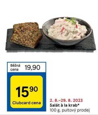 Tesco Salát à la krab* 100 g nabídka