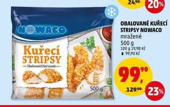 Penny Market Obalované kuřecí stripsy nowaco, 500 g nabídka