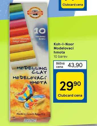 Tesco Koh-i-noor modelovací hmota 10 barev nabídka