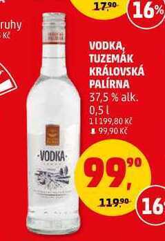 Penny Market Vodka královská palírna, 0,5 l nabídka