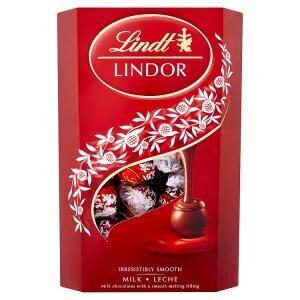 Ratio Lindt lindor 337g, vybrané druhy nabídka