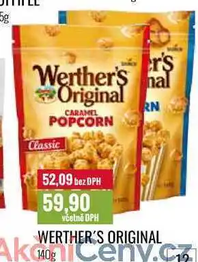 Ratio Werther's original, 140 g nabídka