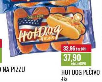 Ratio Hot dog pečivo, 4 ks nabídka