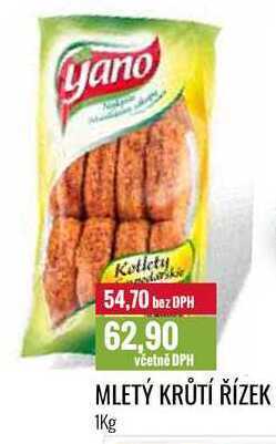 Ratio Mletý krůtí řízek, 1 kg nabídka