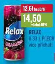 Ratio Relax, 0,33 l nabídka