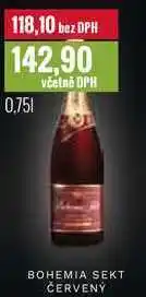 Ratio Bohemia sekt červený, 0,75 l nabídka