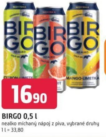 Trefa BIRGO 0,5 L nabídka