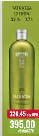 Ratio Tatratea citron, 0,7 l nabídka