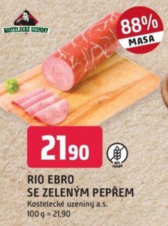 Trefa RIO EBRO SE ZELENÝM PEPŘEM nabídka