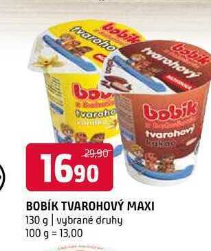 Terno Bobík tvarohový maxi 130 g nabídka
