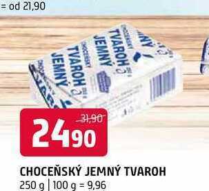 Terno Choceňský jemný tvaroh 250 g nabídka