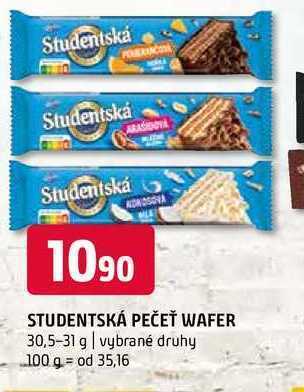 Terno Studentská pečeť wafer 30,5-31 g nabídka