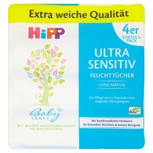 Terno Hipp babysanft čistící vlhčené ubrousky 4 x 52 ks nabídka