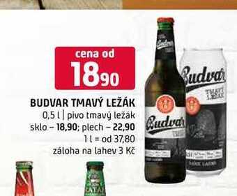 Terno Budvar tmavý ležák 0,5 l nabídka