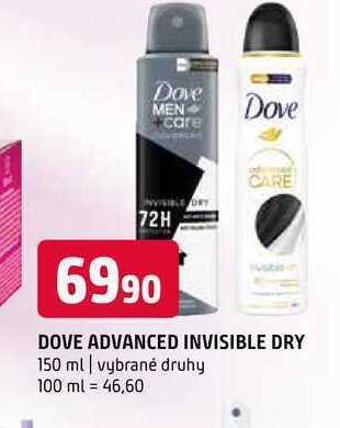Terno Dove advanced invisible dry 150 ml nabídka