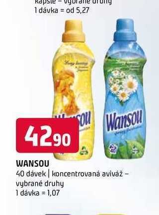 Terno Wansou 40 dávek | koncentrovaná aviváž nabídka