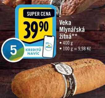 Albert Veka mlynářská žitná 400 g nabídka