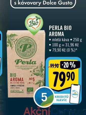 Albert Perla bio aroma mletá káva • 250 g nabídka