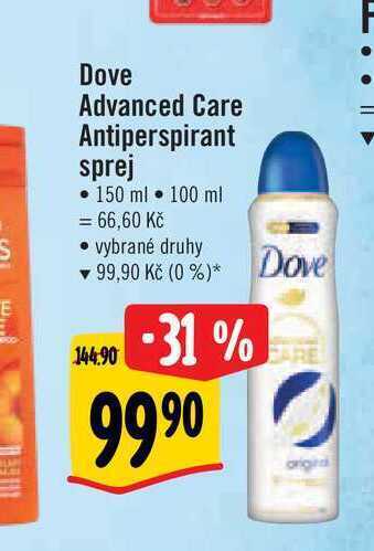 Albert Dove advanced care antiperspirant sprej • 150 ml nabídka