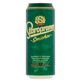Albert Staropramen smíchov pivo výčepní světlé 0,5l (plech) 0.5l nabídka