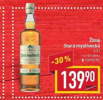 Billa Žitná stará myslivecká 0,5l nabídka
