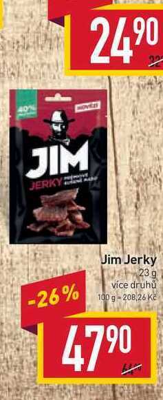 Billa Jim jerky 23g nabídka