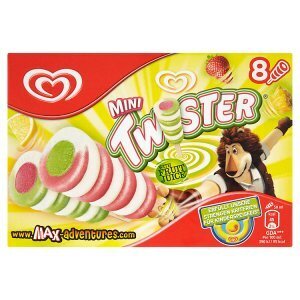 Billa Algida mini twister 8 ks 400ml nabídka