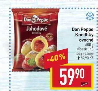 Billa Don peppe knedlíky ovocné 600 g nabídka