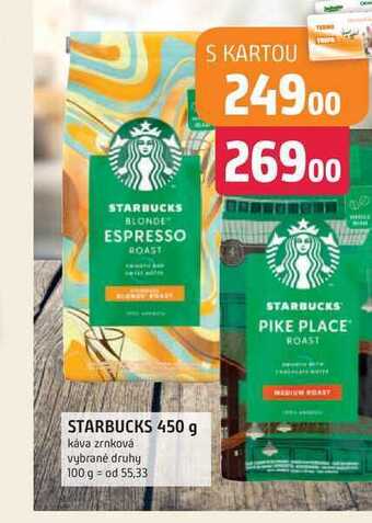 Trefa Starbucks 450 g káva zrnková vybrané druhy nabídka