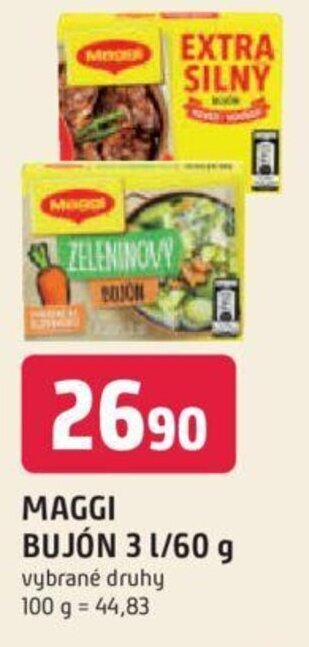 Trefa MAGGI BUJÓN 3 l/60 g nabídka