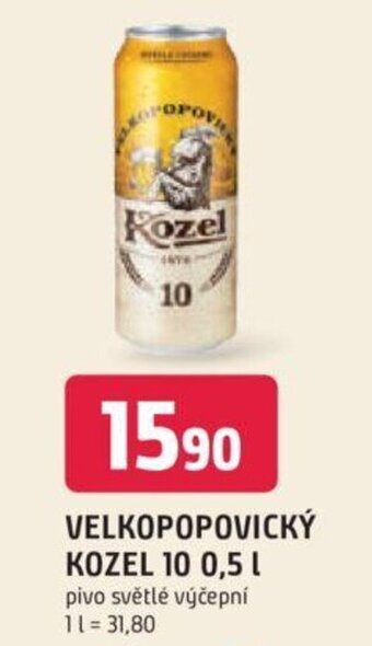 Trefa VELKOPOPOVICKÝ KOZEL 10 0,5 L nabídka