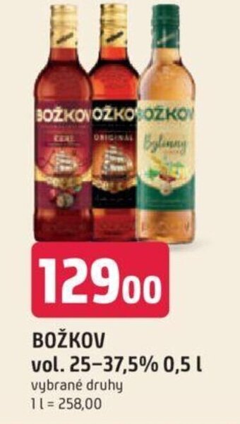 Trefa BOŽKOV vol. 25-37,5% 0,5 l nabídka