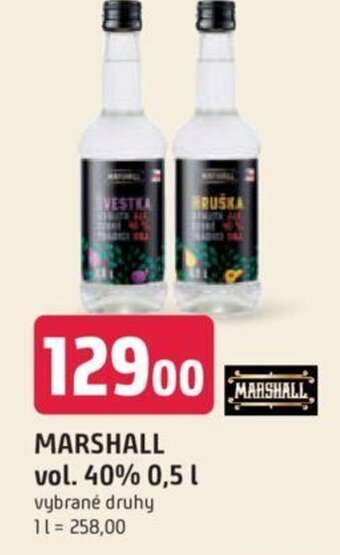 Trefa MARSHALL vol. 40% 0,5 l nabídka