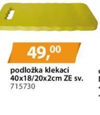 podložka klekací 40 x 18/ 20x2 cm ZE SV.
