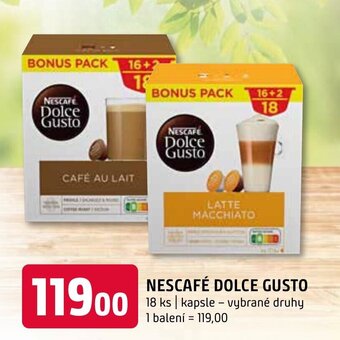 Terno NESCAFE DOLCE GUSTO nabídka