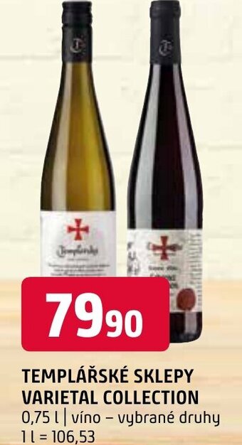 Terno TEMPLÁŘSKÉ SKLEPY VARIETAL COLLECTION nabídka