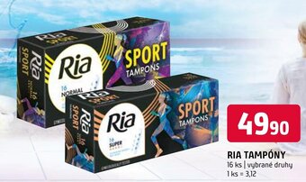 Terno RIA TAMPÓNY nabídka