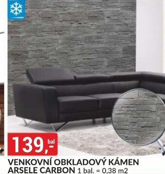Baumax VENKOVNÍ OBKLADOVÝ KÁMEN ARSELE CARBON nabídka