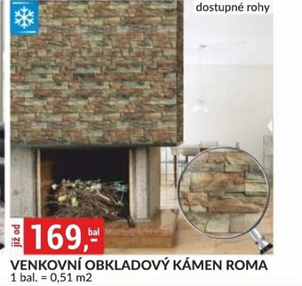 Baumax VENKOVNÍ OBKLADOVÝ KÁMEN ROMA nabídka