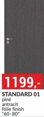 Baumax STANDARD 01 plné antracit fólie finish 60-80 nabídka