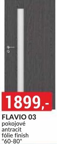 Baumax FLAVIO 03 pokojové antracit fólie finish "60-80" nabídka