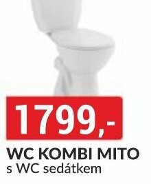Baumax WC KOMBI MITO s WC sedátkem nabídka
