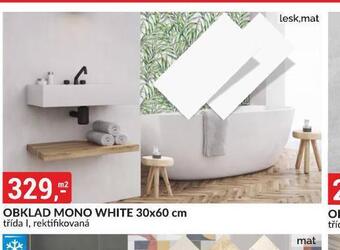Baumax Obklad mono white nabídka