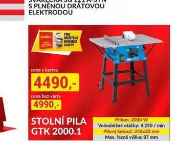 Baumax Stolní pila nabídka