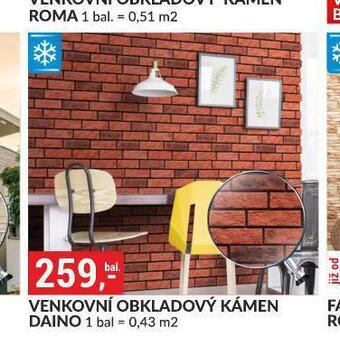 Baumax Venkovní obkladový kámen daino nabídka